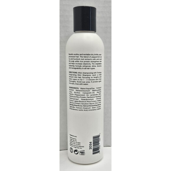 L'ange REFRESH INVIGORATING MINT CREAM CONDITIONER - Peppermint, Rice Protein - Picture 2 of 2